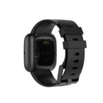 Fb.r48.1 Back Black StrapsCo Silicone Rubber Watch Band Strap For Fitbit Versa