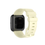 Fb.r48.17 Back Khaki StrapsCo Silicone Rubber Watch Band Strap For Fitbit Versa