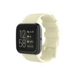 Fb.r48.17 Main Khaki StrapsCo Silicone Rubber Watch Band Strap For Fitbit Versa