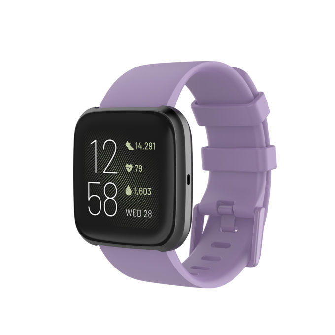 Fb.r48.18 Main Purple StrapsCo Silicone Rubber Watch Band Strap For Fitbit Versa