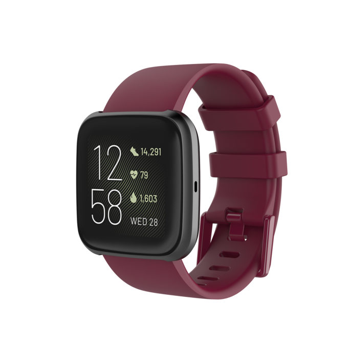 Fitbit versa store burgundy band