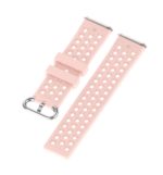Fb.r49.13 Angle Pink StrapsCo Perforated Silicone Rubber Watch Band Strap For Fitbit Versa
