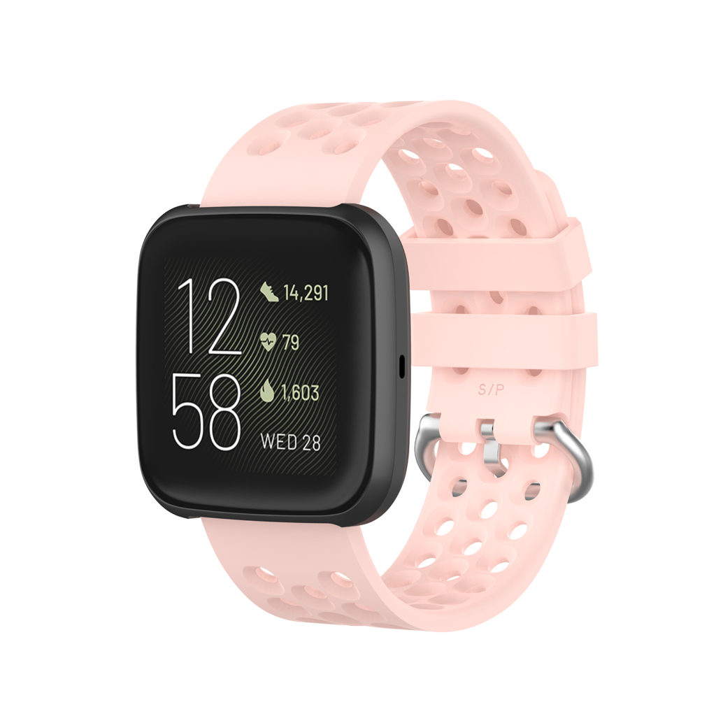 Perforated Silicone Strap for Fitbit Versa & Versa 2 | StrapsCo