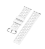 Fb.r49.22 Angle White StrapsCo Perforated Silicone Rubber Watch Band Strap For Fitbit Versa