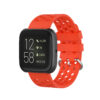 Fb.r49.6 Main Red StrapsCo Perforated Silicone Rubber Watch Band Strap For Fitbit Versa