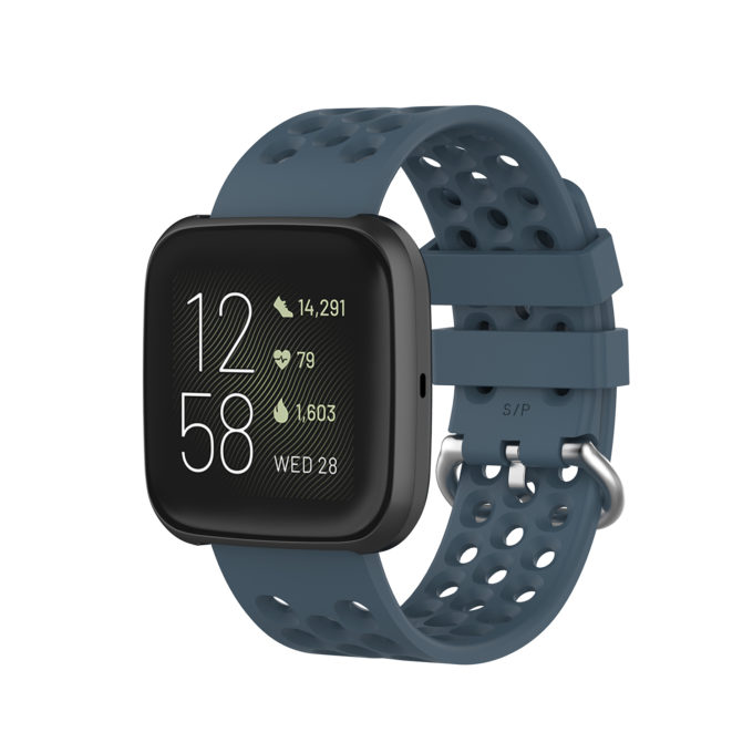 Designer Silicone Bands for Fitbit Versa and Versa 2 by WITHit - 2 Pac