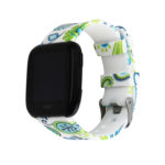 Fb.r51.f Main Blue & Green Floral StrapsCo Silicone Rubber Watch Band Strap With Floral Pattern For Fitbit Versa