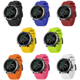 G.r51 All Colors StrapsCo Silicone Rubber Watch Band Strap For Garmin Vivomove, Vivoactive & Forerunner