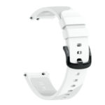 G.r51.22 Back White StrapsCo Silicone Rubber Watch Band Strap For Garmin Vivomove, Vivoactive & Forerunner