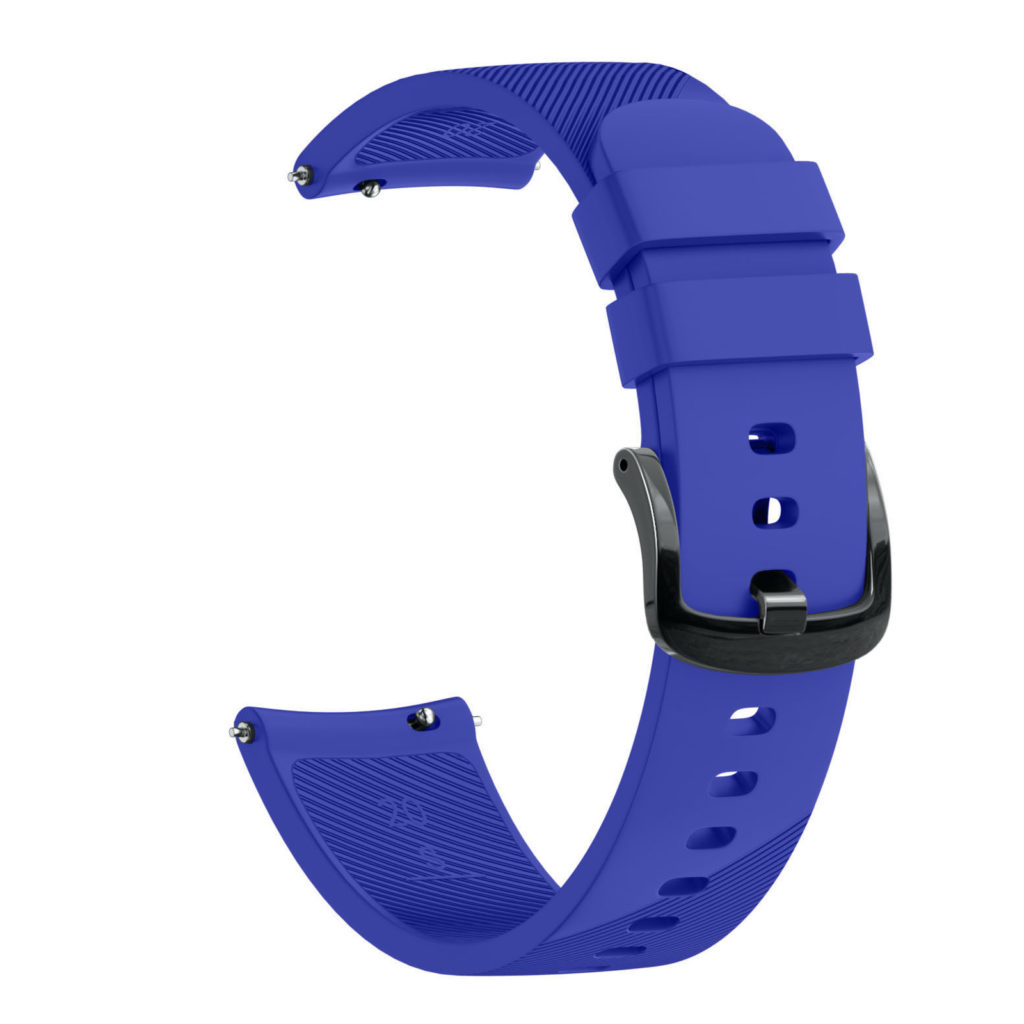 Ruentech Anneau de fermeture compatible avec Garmin Vivoactive 3 / Vivomove Hr Bracelet en silicone Loop Hoop 11 pièces