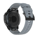 G.r52.7 Back Grey StrapsCo QuickFit 20 Silicone Rubber Watch Band Strap For Garmin Fenix 6S