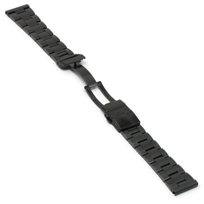 M.sk3.mb Open Black StrapsCo Replacement Stainless Steel Metal Replacement Watch Band Strap Bracelet