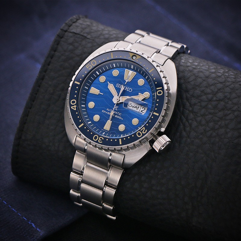 seiko turtle mesh bracelet