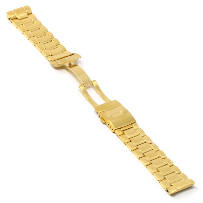 M.sk4.yg Open Yellow Gold StrapsCo Stainless Steel Metal Watch Band Strap Bracelet For Seiko Turtle