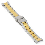 M.sk6.2t Angle Two Tone StrapsCo Stainless Steel Metal Watch Band Strap Bracelet For Seiko Samurai