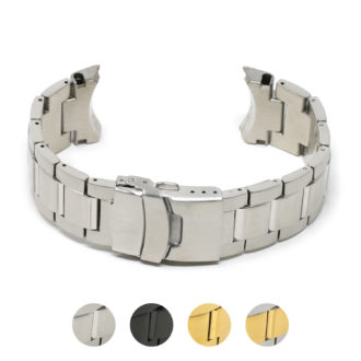 M.sk6.ss Gallery Silver StrapsCo Stainless Steel Metal Watch Band Strap Bracelet For Seiko Samurai