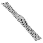 M12.ss Angle Silver StrapsCo Stainless Steel Metal Watch Band Strap Bracelet With Hidden Clasp