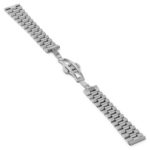M12.ss Open Silver StrapsCo Stainless Steel Metal Watch Band Strap Bracelet With Hidden Clasp