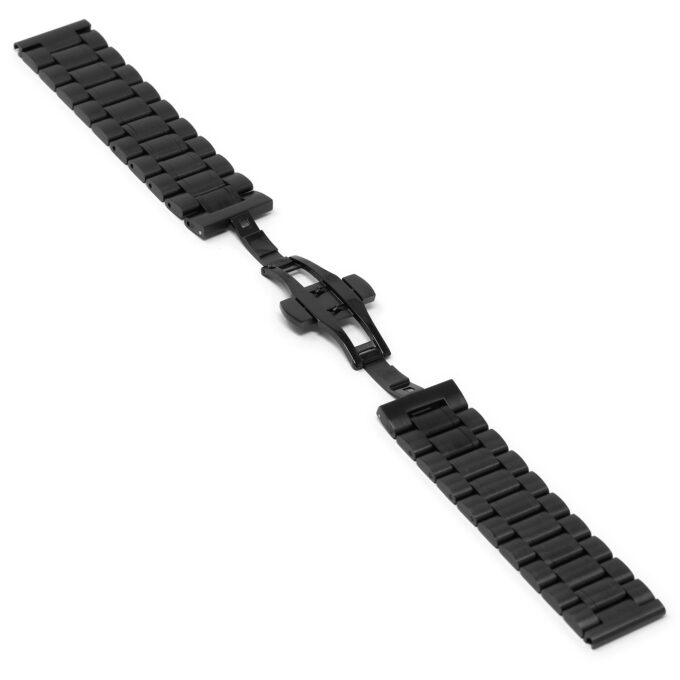 M13.mb Open Black StrapsCo Stainless Steel Metal Quick Release Watch Band Strap Bracelet