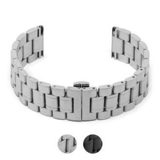 M13.ss Gallery Silver StrapsCo Stainless Steel Metal Quick Release Watch Band Strap Bracelet