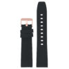 Fb.ny12.1.rg Up Black (Rose Gold Buckle) StrapsCo Nylon Watch Band Strap For Fitbit Versa Versa 2 Lite