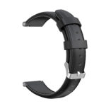 G.l4.1 Back Black StrapsCo Leather Watch Band Strap For Garmin Forerunner 245 & Vivoactive 3