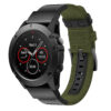 G.ny1.11 Main Green StrapsCo QuickFit 26 Canvas Watch Band Strap For Garmin Fenix 5X