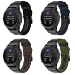 G.ny2 All Colors StrapsCo QuickFit 22 Canvas Watch Band Strap For Garmin Fenix 5