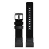 G.ny2.1 Up Black StrapsCo QuickFit 22 Canvas Watch Band Strap For Garmin Fenix 5