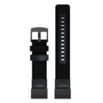 G.ny2.1 Up Black StrapsCo QuickFit 22 Canvas Watch Band Strap For Garmin Fenix 5