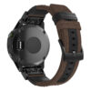 G.ny2.2 Back Brown StrapsCo QuickFit 22 Canvas Watch Band Strap For Garmin Fenix 5