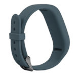 G.r12.5c Back StrapsCo Steel Blue Silicone Rubber Watch Band Strap For Garmin Vivofit