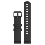 G.r42.1 Up Black StrapsCo Silicone Rubber Watch Band Strap For Garmin Vivomove 3S & Vivoactive 4S