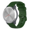G.r42.11 Main Green StrapsCo Silicone Rubber Watch Band Strap For Garmin Vivomove 3S & Vivoactive 4S