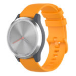 G.r42.12 Main Orange StrapsCo Silicone Rubber Watch Band Strap For Garmin Vivomove 3S & Vivoactive 4S