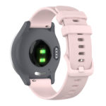 G.r42.13 Back Pink StrapsCo Silicone Rubber Watch Band Strap For Garmin Vivomove 3S & Vivoactive 4S