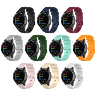 G.r43 All Colors StrapsCo Silicone Rubber Watch Band Strap For Garmin Vivoactive 4