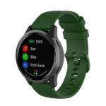 G.r43.11 Main Green StrapsCo Silicone Rubber Watch Band Strap For Garmin Vivoactive 4