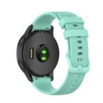 G.r43.11a Back Mint Green StrapsCo Silicone Rubber Watch Band Strap For Garmin Vivoactive 4
