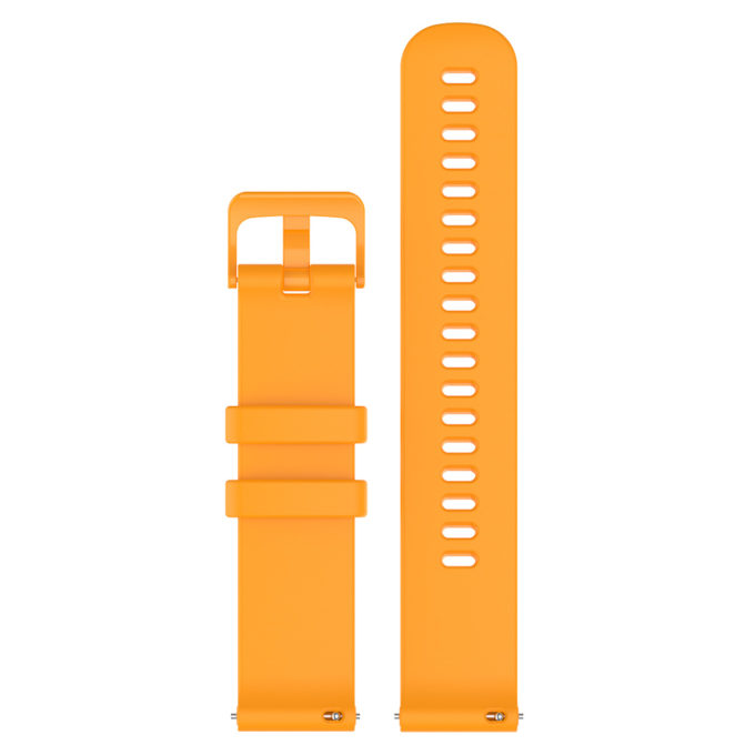 G.r43.12 Up Orange StrapsCo Silicone Rubber Watch Band Strap For Garmin Vivoactive 4