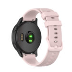 G.r43.13 Back Pink StrapsCo Silicone Rubber Watch Band Strap For Garmin Vivoactive 4