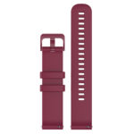 G.r43.6 Up Wine Red StrapsCo Silicone Rubber Watch Band Strap For Garmin Vivoactive 4