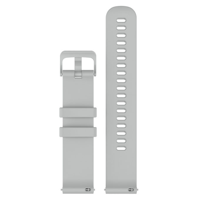 G.r43.7 Up Grey StrapsCo Silicone Rubber Watch Band Strap For Garmin Vivoactive 4