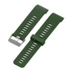 G.r44.11 Angle Green StrapsCo Silicone Rubber Watch Band Strap For Garmin Forerunner 30 & 35