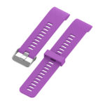 G.r44.18 Angle Purple StrapsCo Silicone Rubber Watch Band Strap For Garmin Forerunner 30 & 35