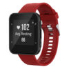 G.r44.6 Main Red StrapsCo Silicone Rubber Watch Band Strap For Garmin Forerunner 30 & 35