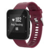 G.r44.6a Main Wine Red StrapsCo Silicone Rubber Watch Band Strap For Garmin Forerunner 30 & 35