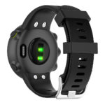 G.r45.1 Back Black StrapsCo QuickFit 22 Silicone Rubber Watch Band Strap For Garmin Forerunner 4545S & Swim 2