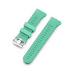 G.r45.11 Angle Teal StrapsCo QuickFit 22 Silicone Rubber Watch Band Strap For Garmin Forerunner 4545S & Swim 2