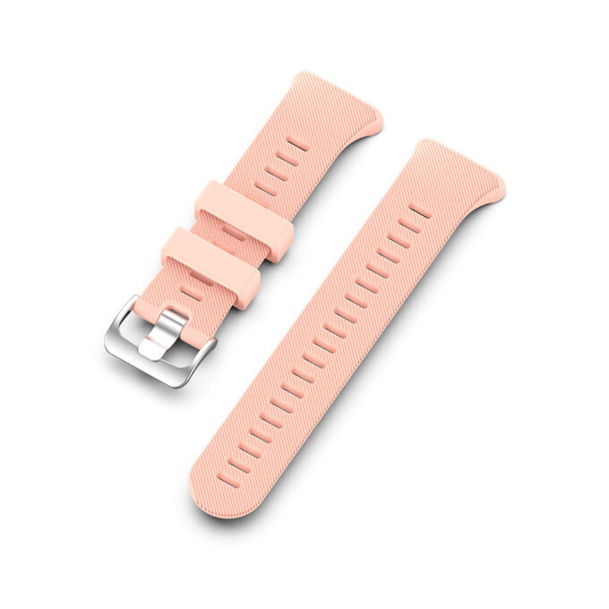 G.r45.13 Angle Pink StrapsCo QuickFit 22 Silicone Rubber Watch Band Strap For Garmin Forerunner 4545S & Swim 2